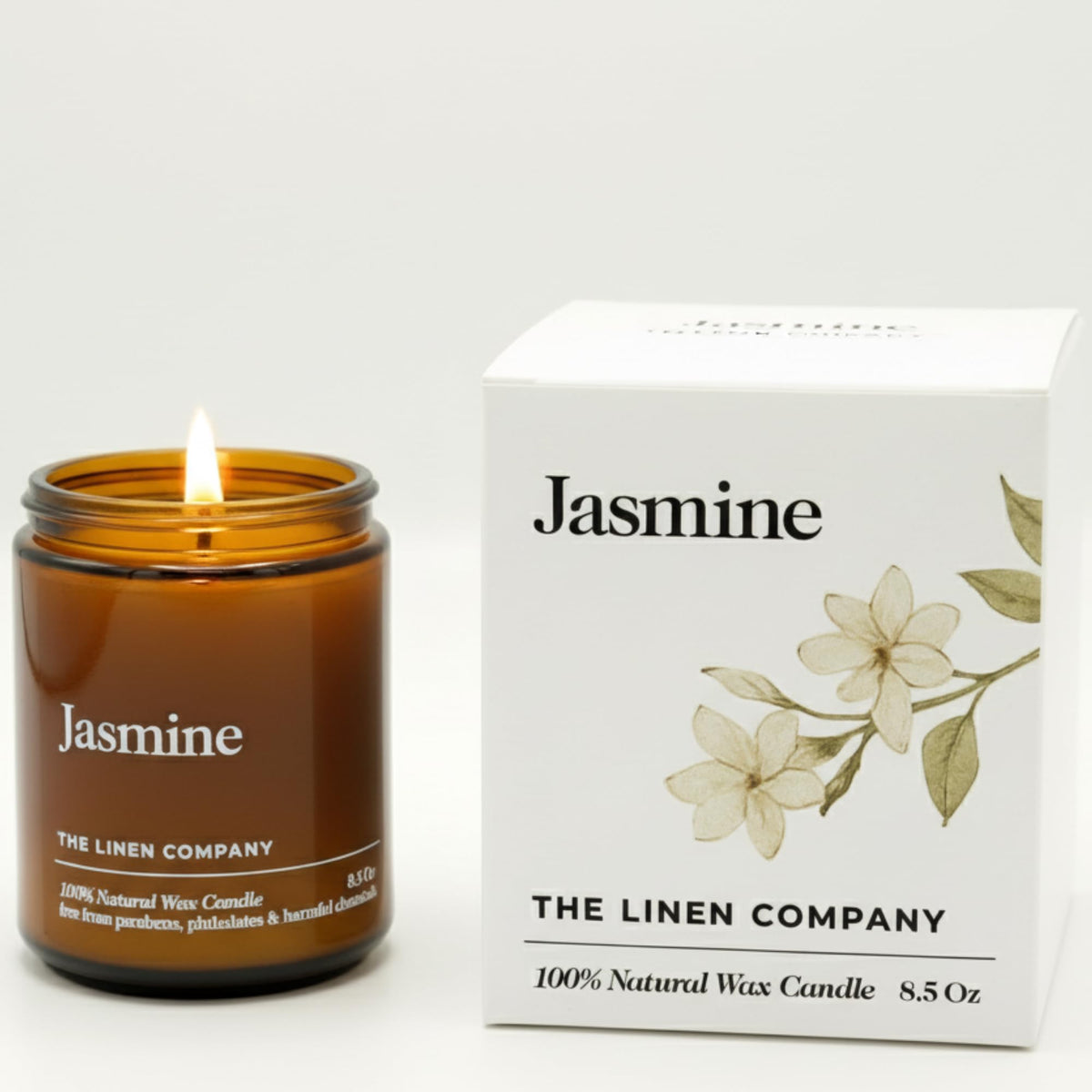 Jasmine scented candle