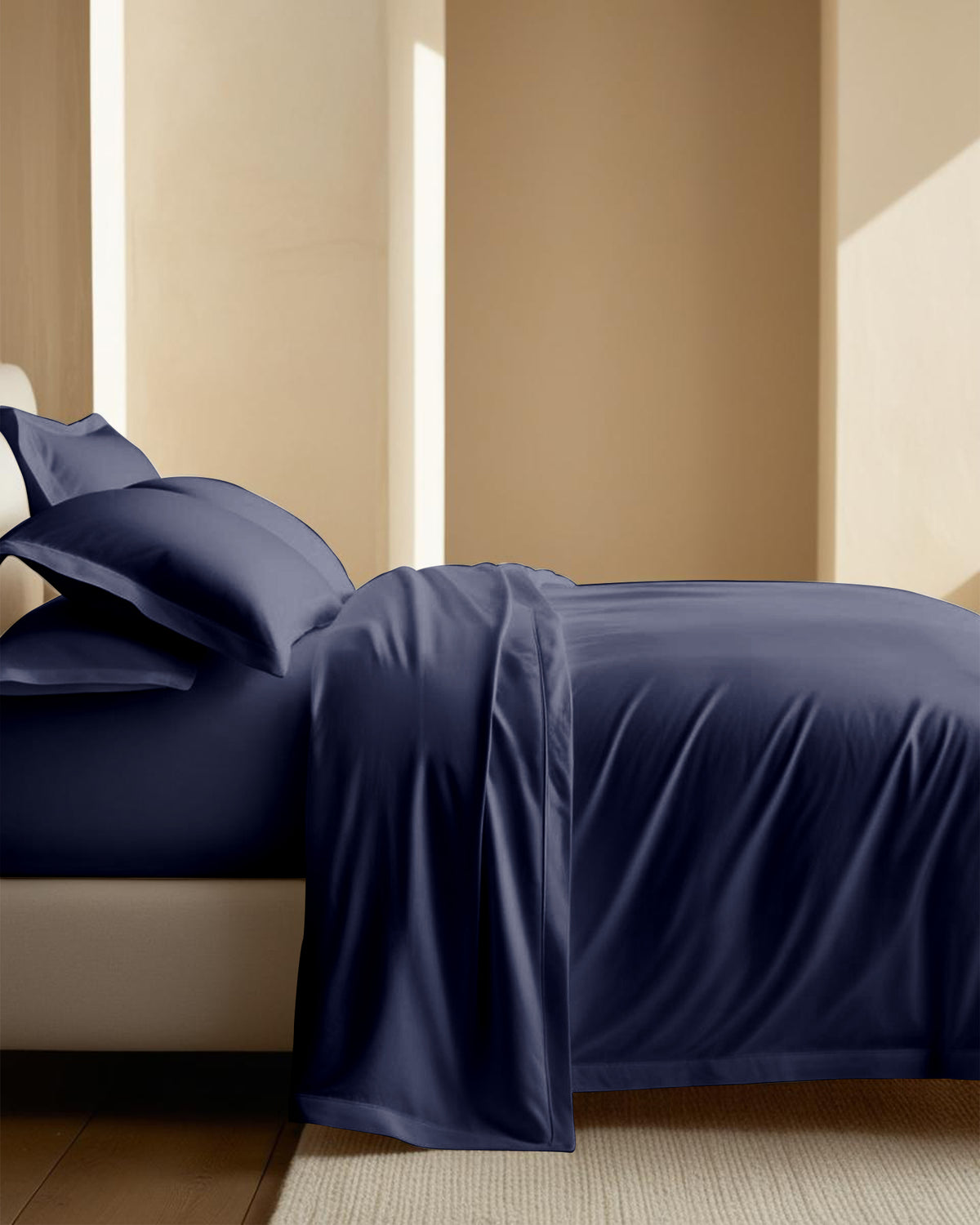Cooling Eucalyptus Sheet Set – view 7 #color_navy