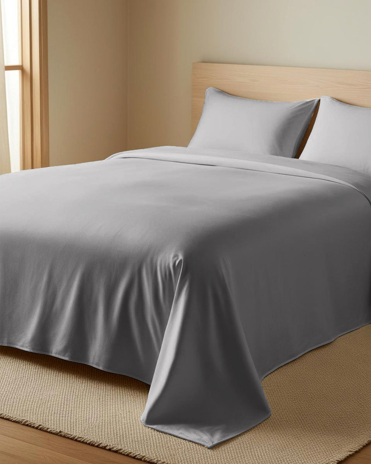 Cooling Eucalyptus Sheet Set – view 10 #color_dark grey
