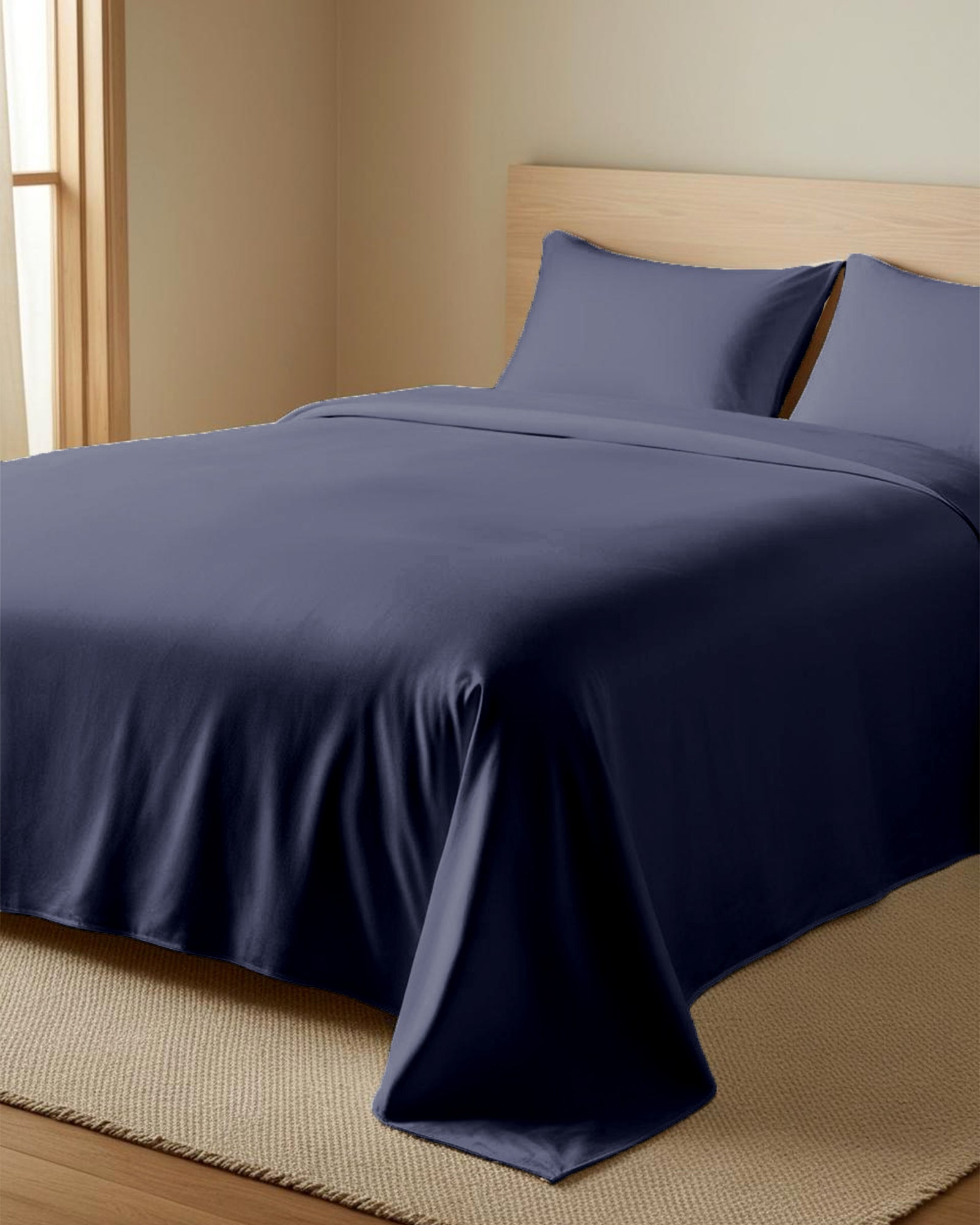 Cooling Eucalyptus Sheet Set – view 6 #color_navy