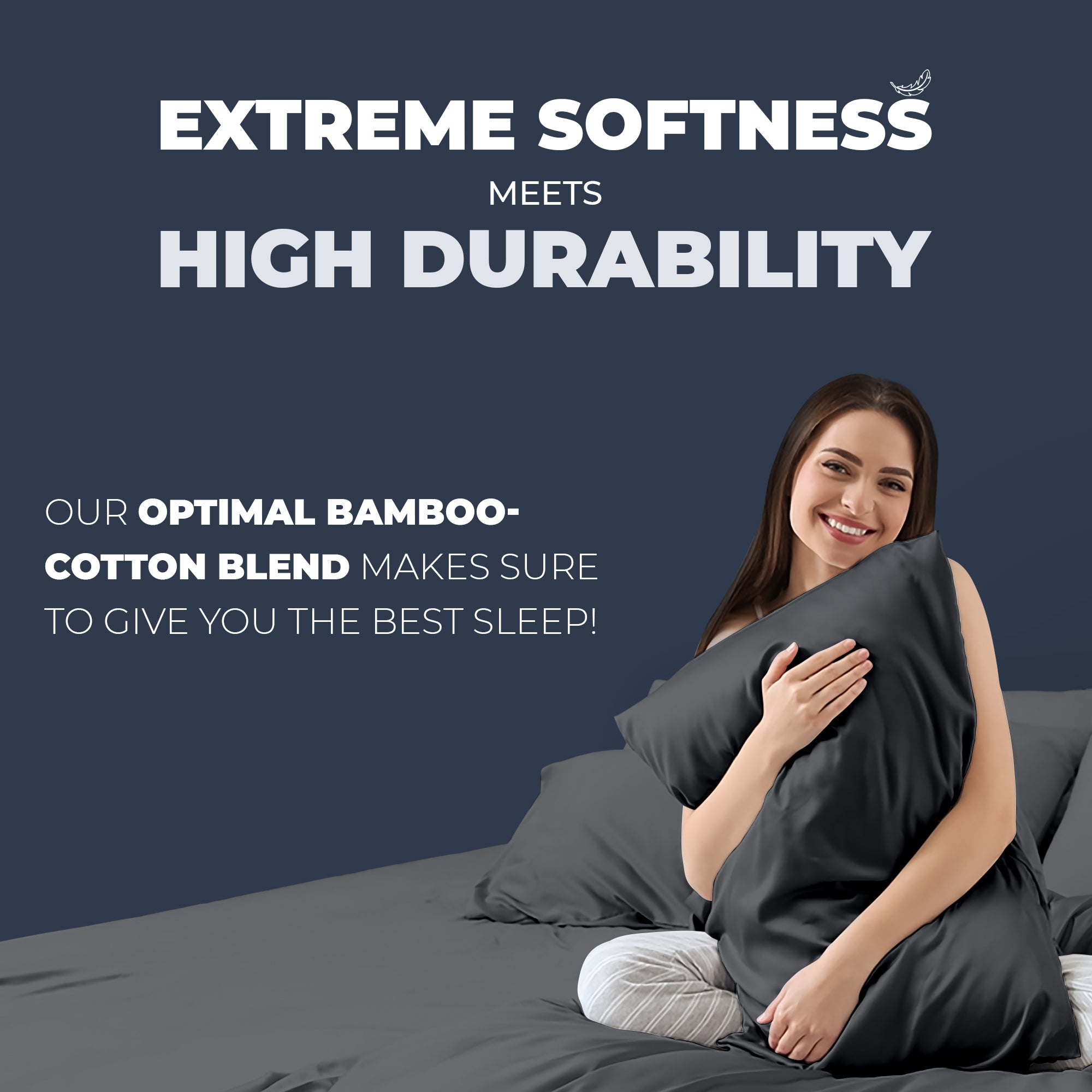 Dark Grey Bamboo Sheet Set