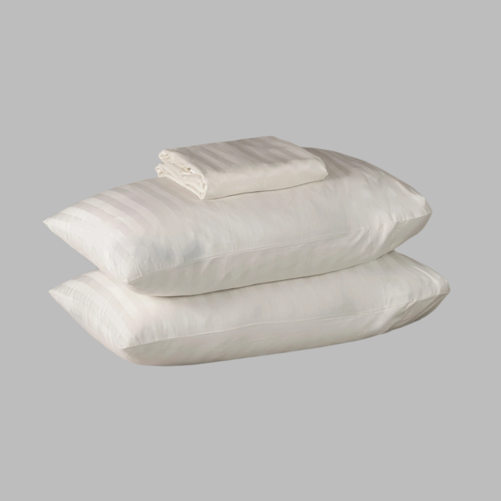 White Stripe Bed Sheet Set