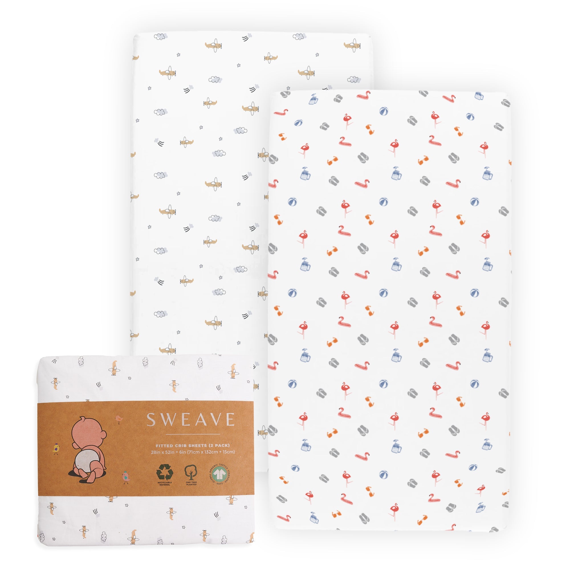 Organic Crib Fitted Sheets