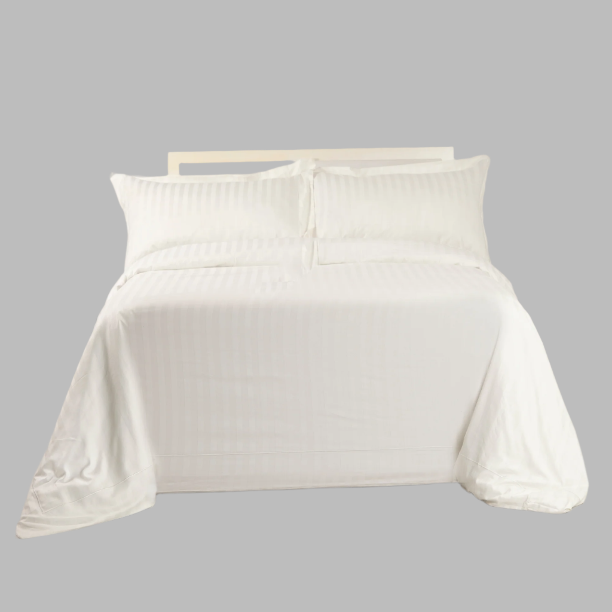 White Stripe Bed Sheet Set