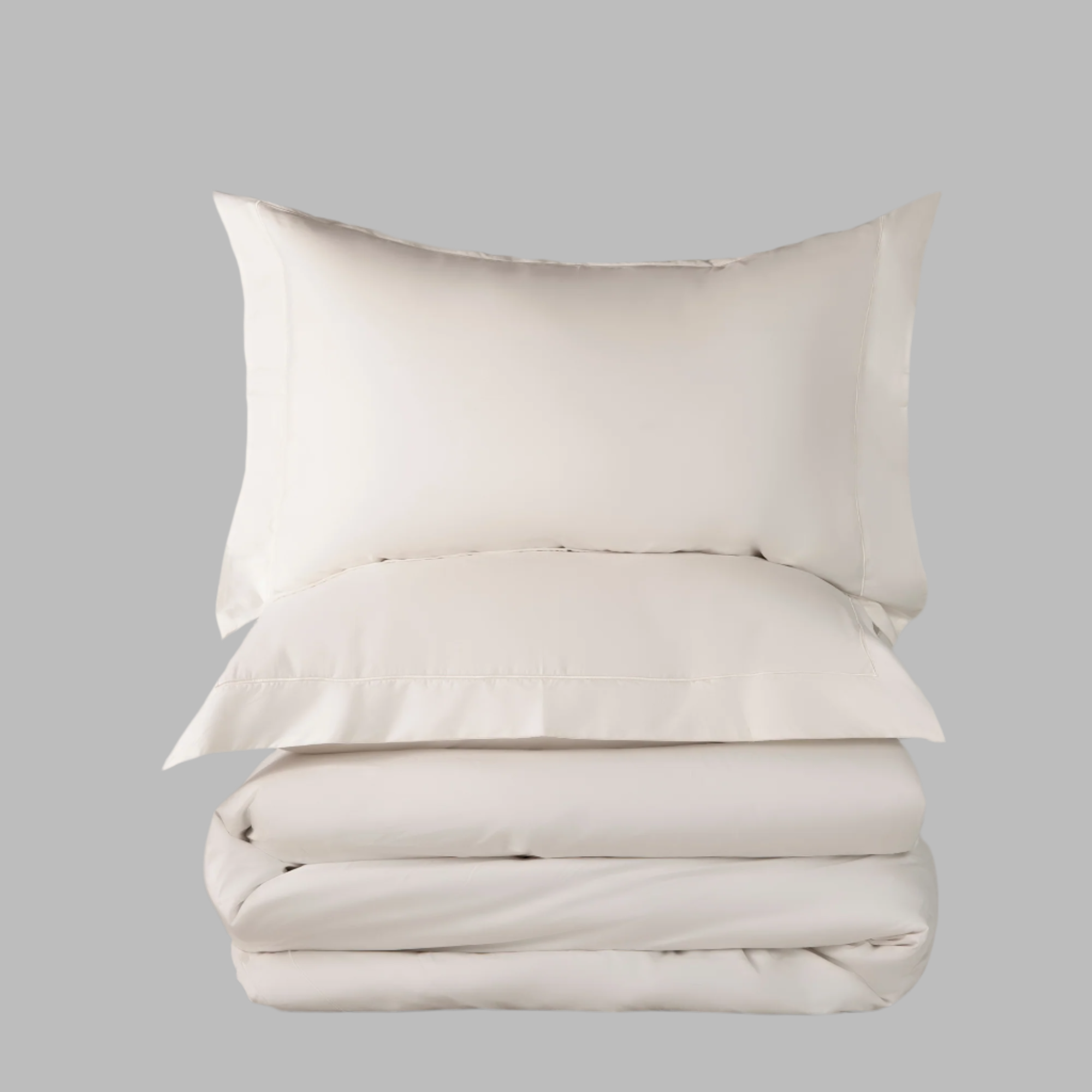 White Tencel Duvet Cover Set