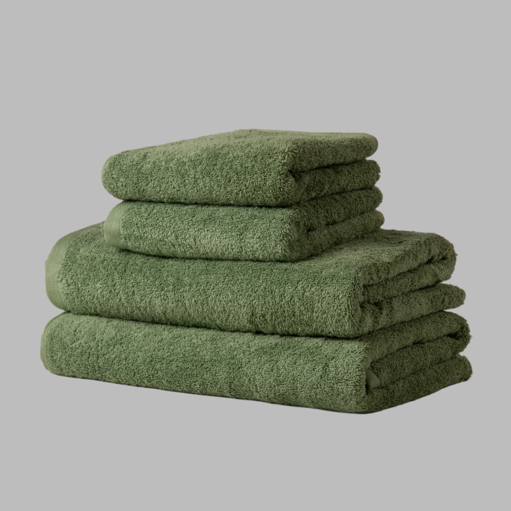 Sage Green Luxurious Cotton Towel Bundle