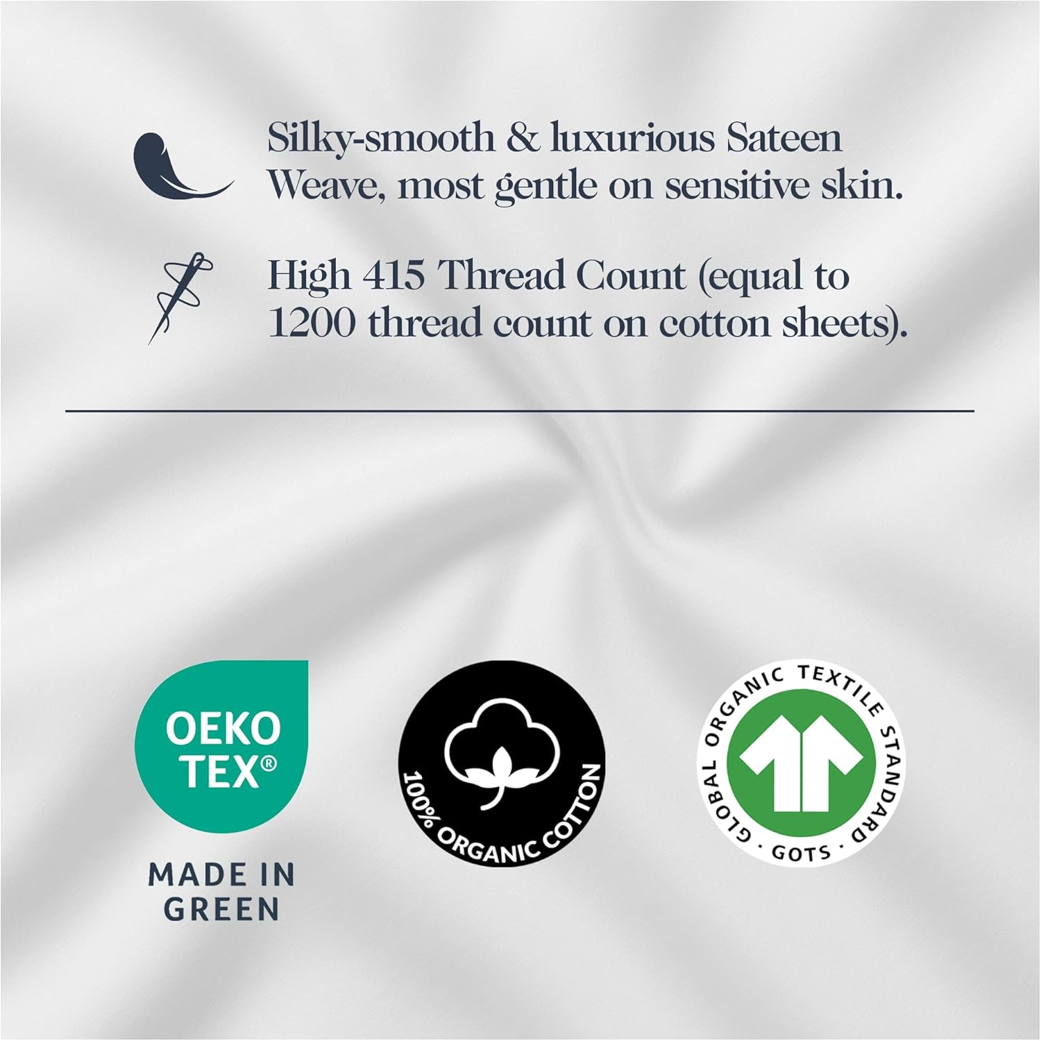 100% Cotton Sateen Sheet Set