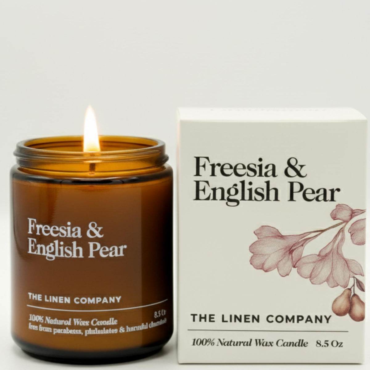 Freesia & English Pear scented candle