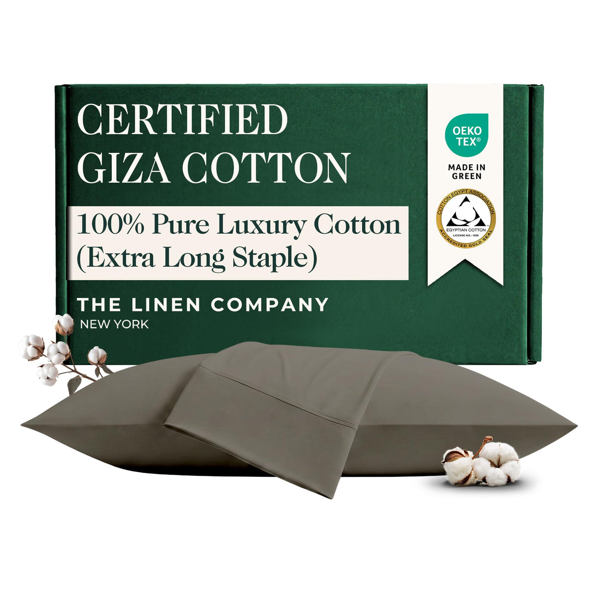Egyptian cotton blend sateen pillowcases