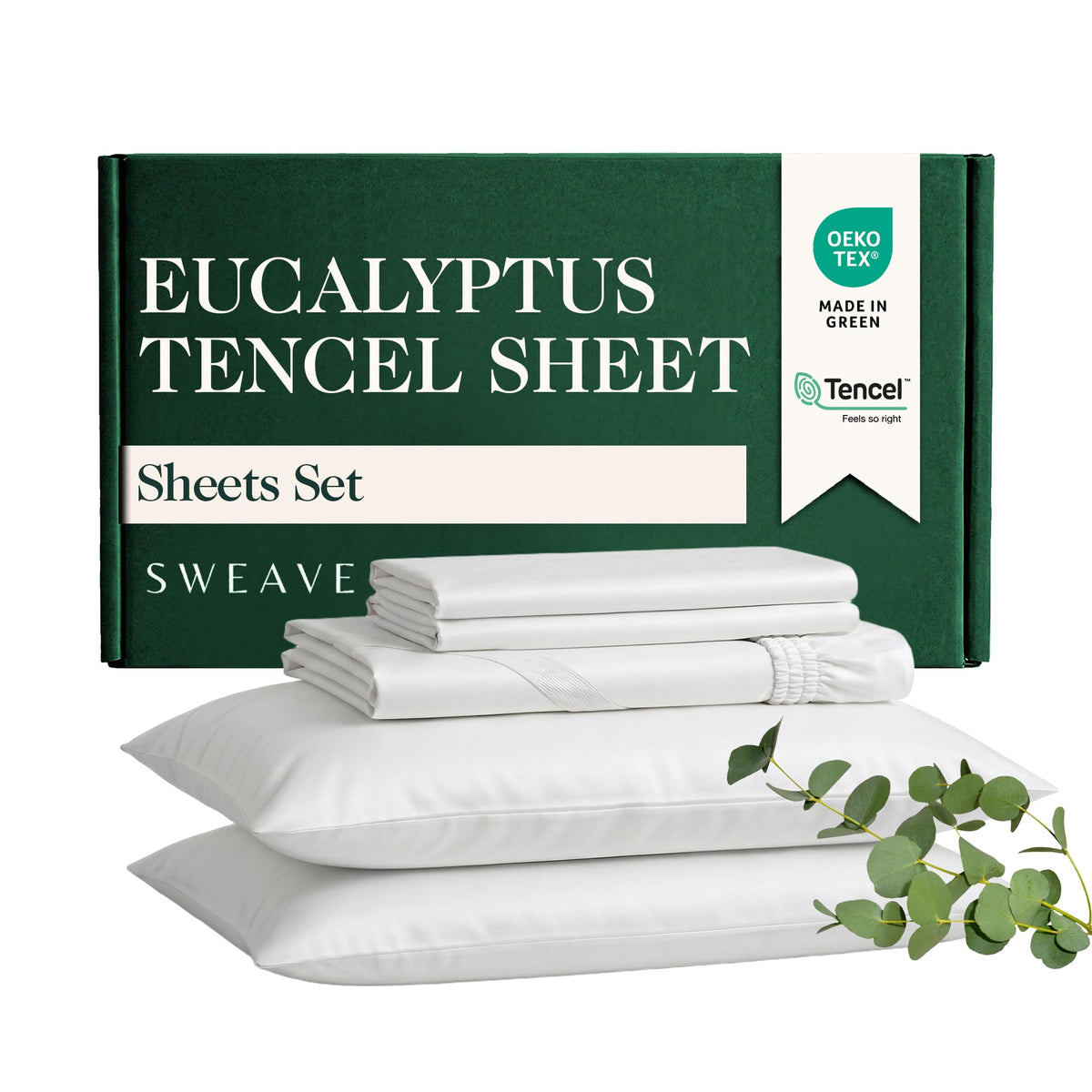White TENCEL Lyocell sheet set