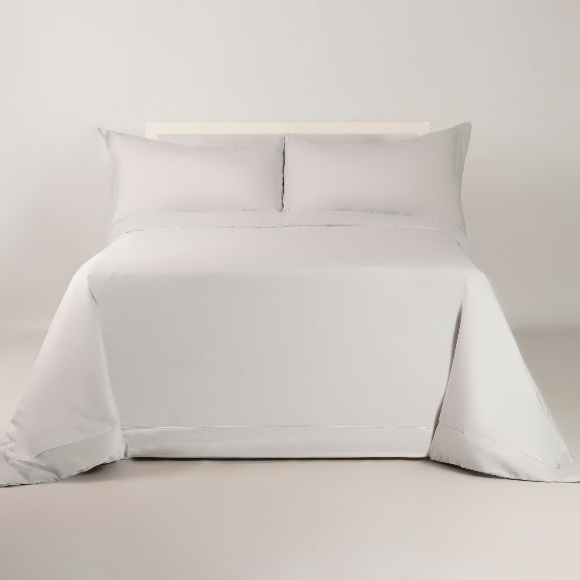 Light Grey Tencel Duvet Cover Set