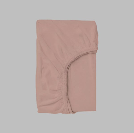 Blossom Pink Solid Bed Sheet Set