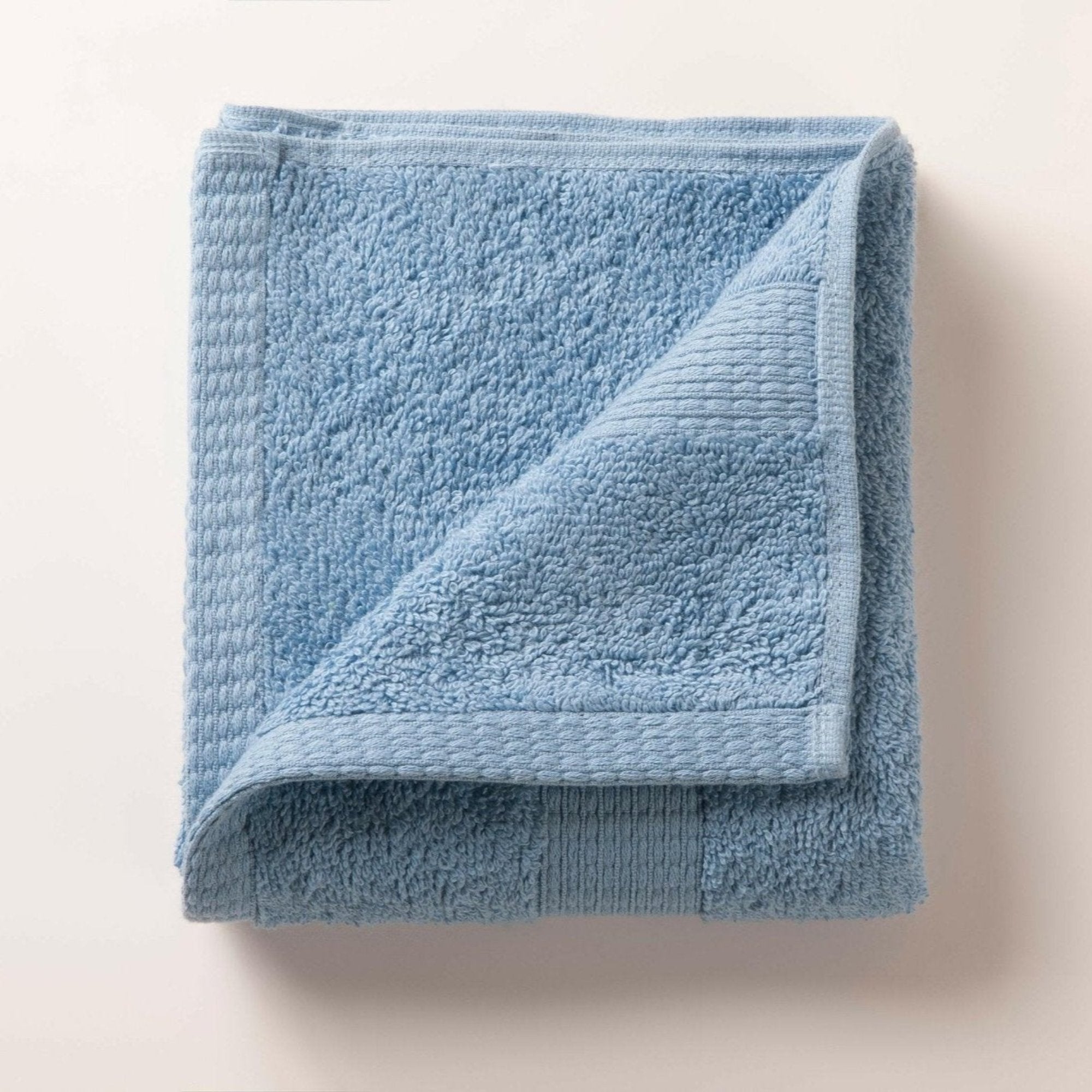 Blue Dash Striped Hand Towel - THE LINEN COMPANY