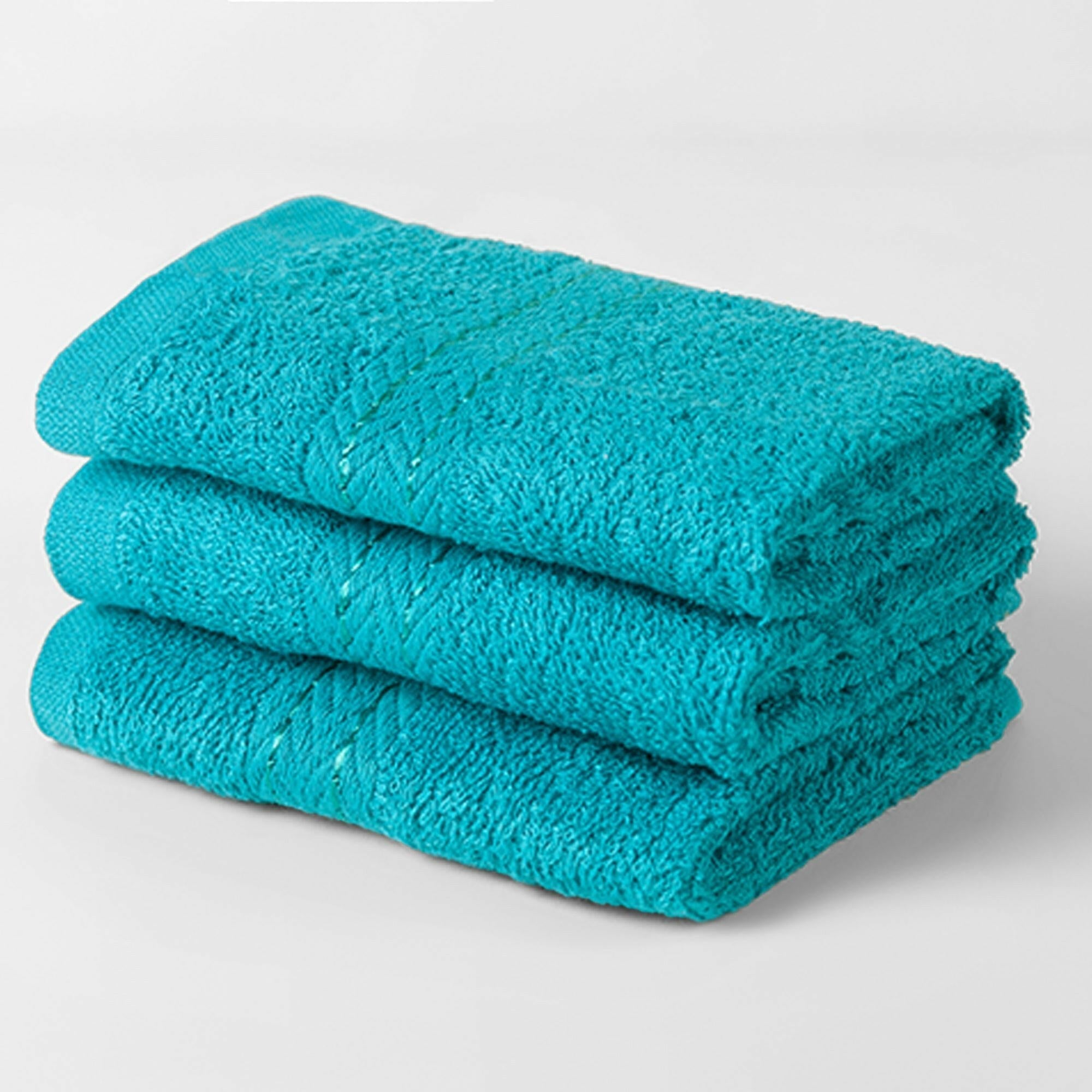 Blue Face Towel - Set of 3 - THE LINEN COMPANY