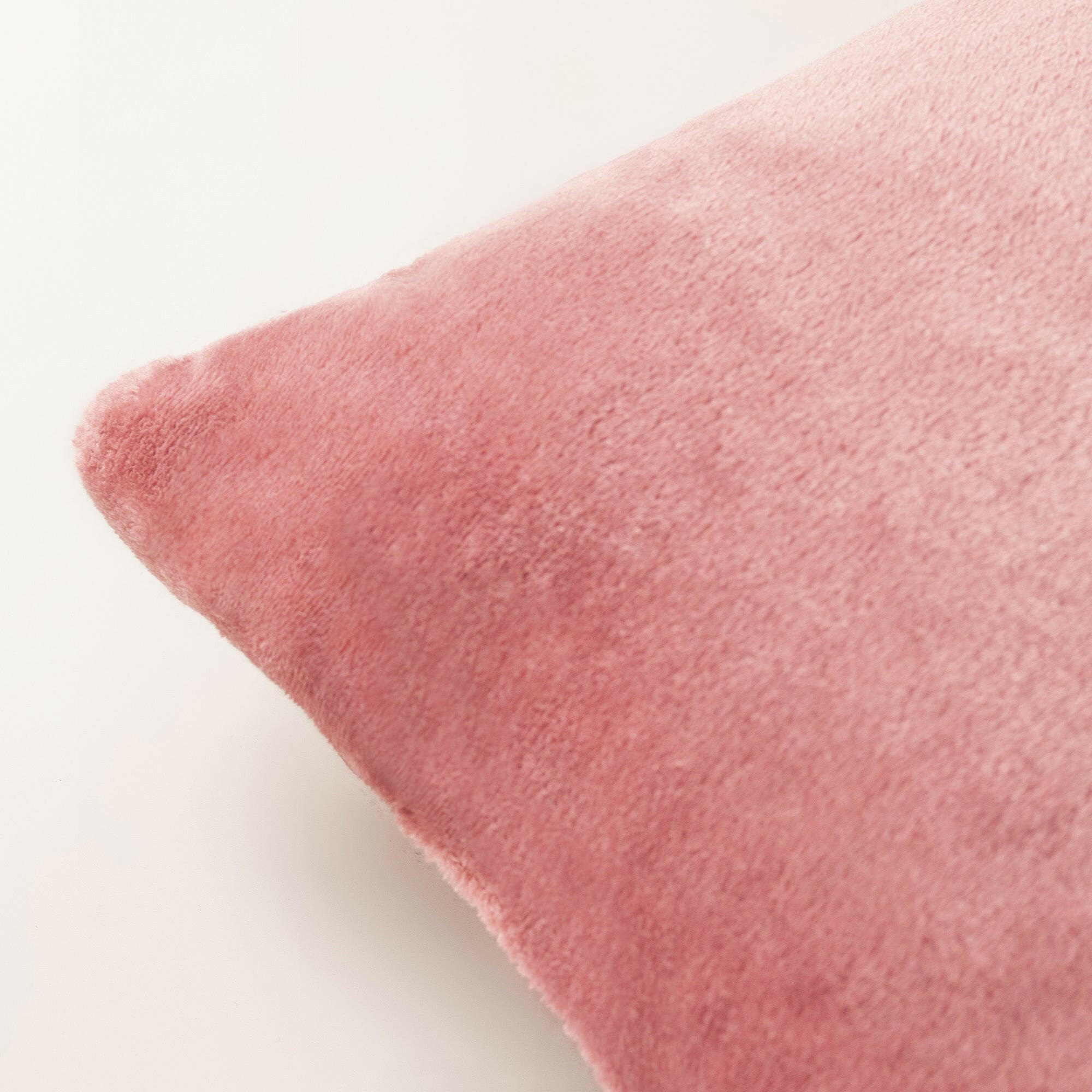 Dusty Rose Plush Cushion - THE LINEN COMPANY