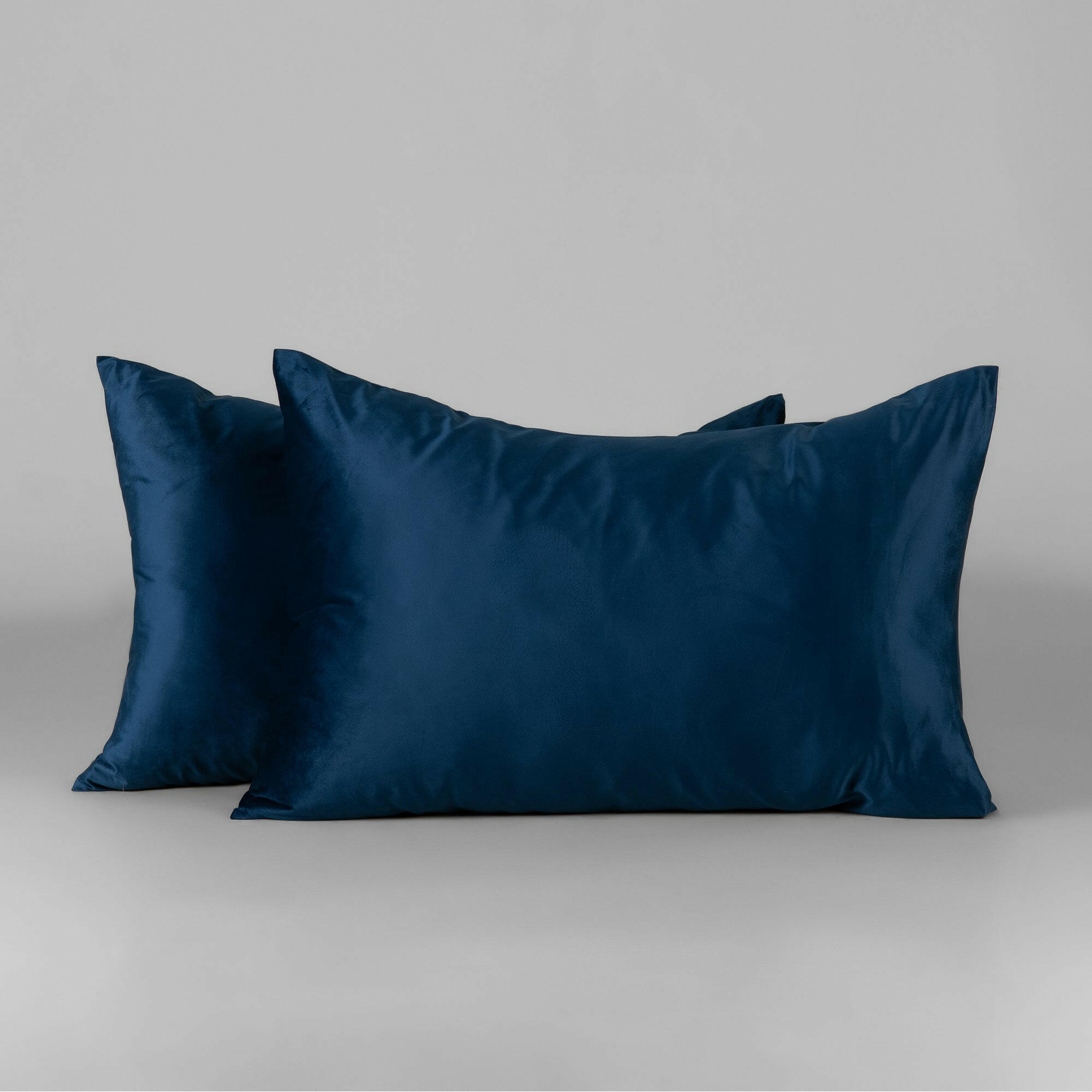 Midnight Navy Velvet Duvet Cover Set - THE LINEN COMPANY