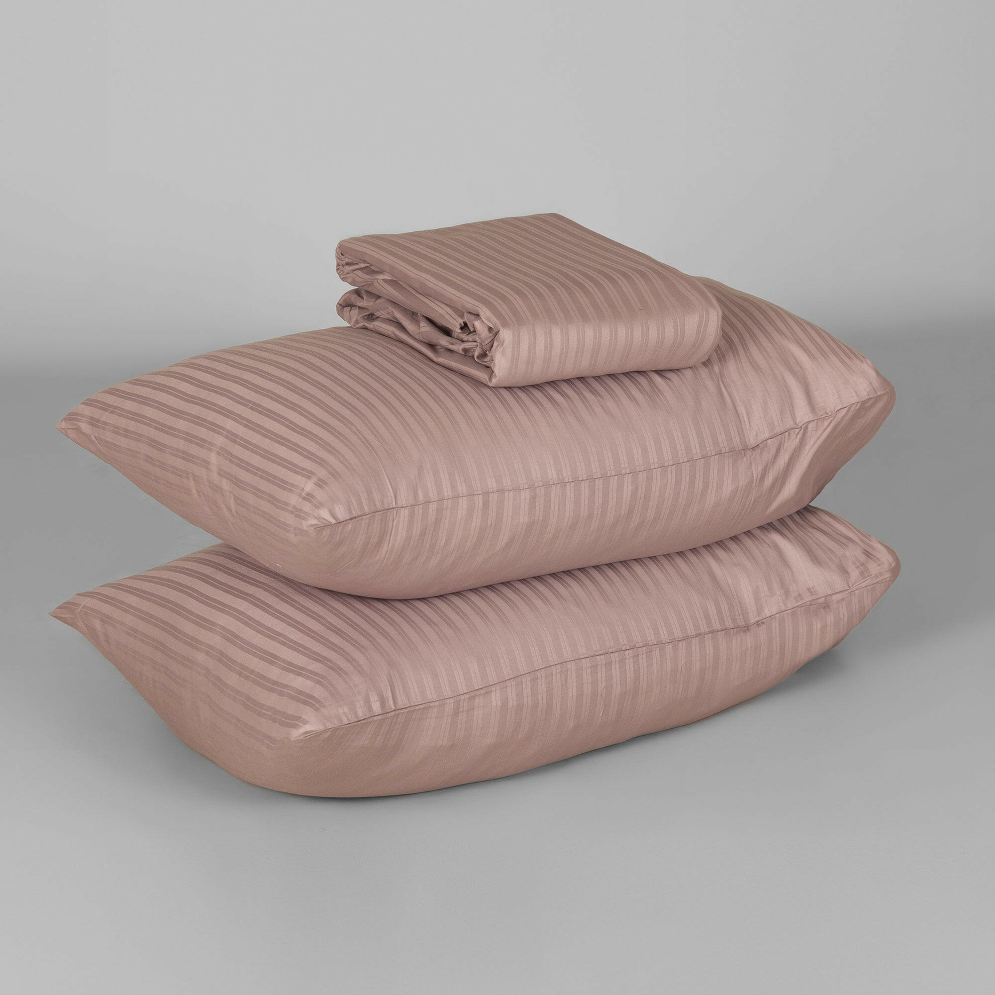 Misty Mauve Flat Sheet Set - THE LINEN COMPANY