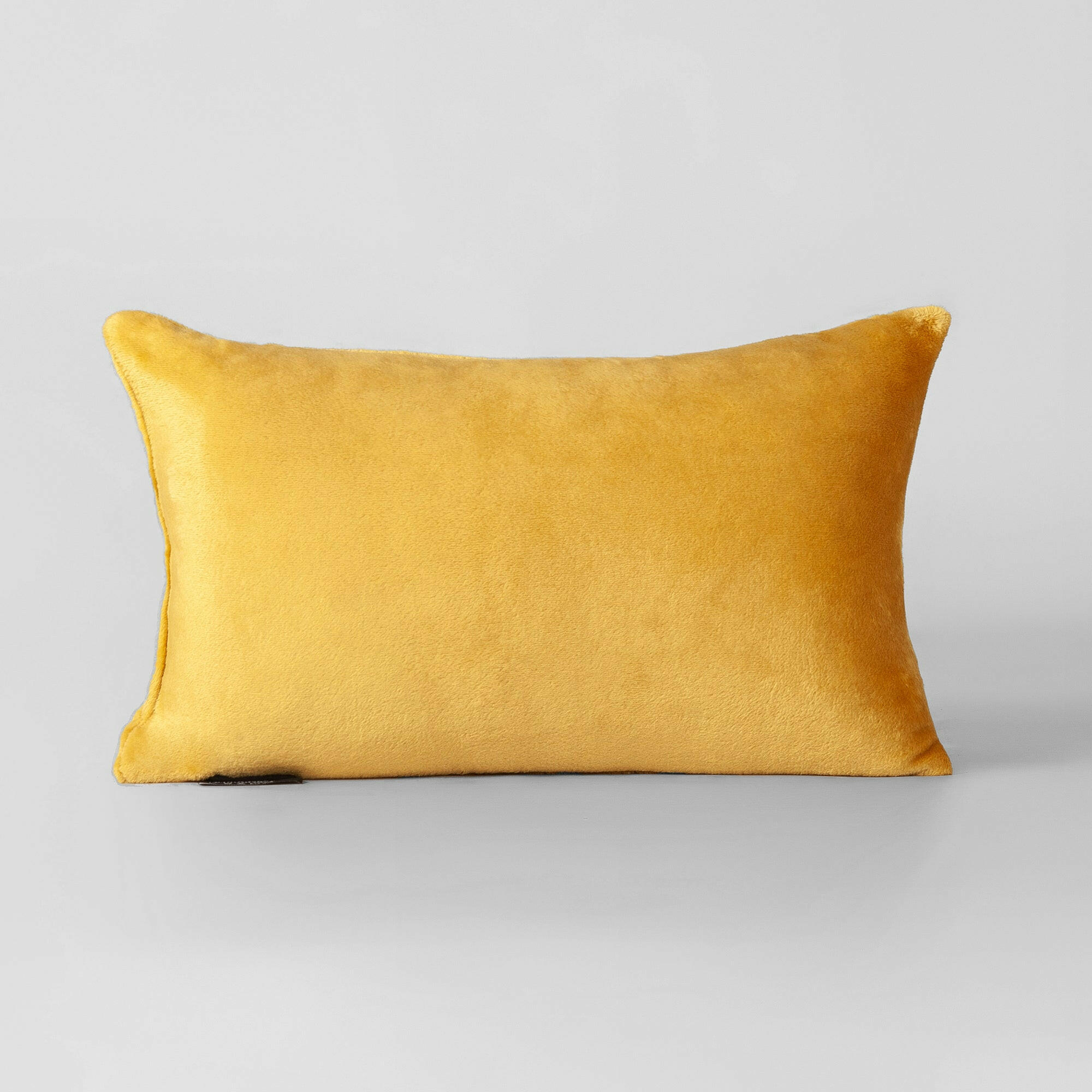 Mustard Plush Cushion - THE LINEN COMPANY