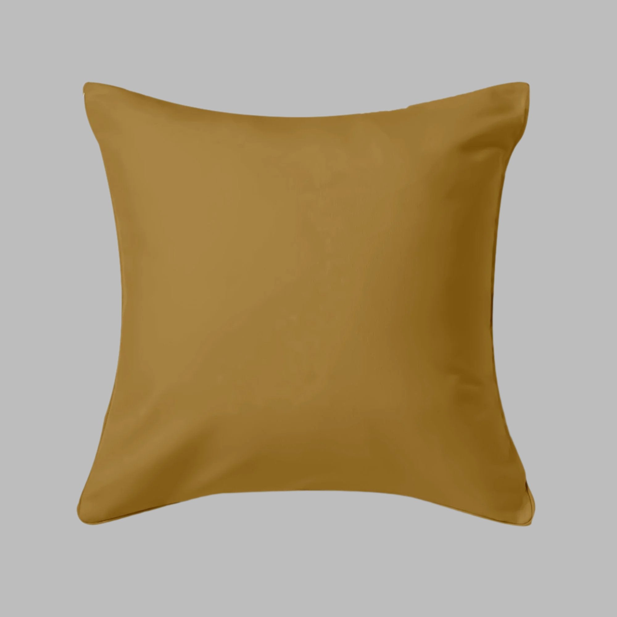 Mustard Solid Cushion Cover - THE LINEN COMPANY