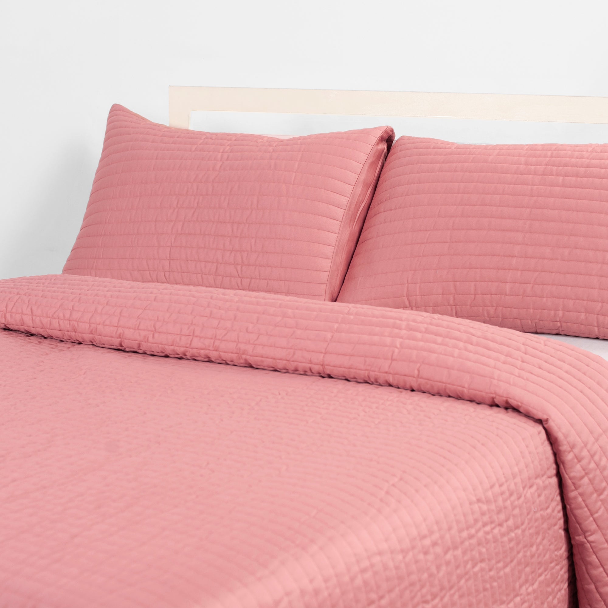 Nostalgia Pink Quilt Cover Set - THE LINEN COMPANY