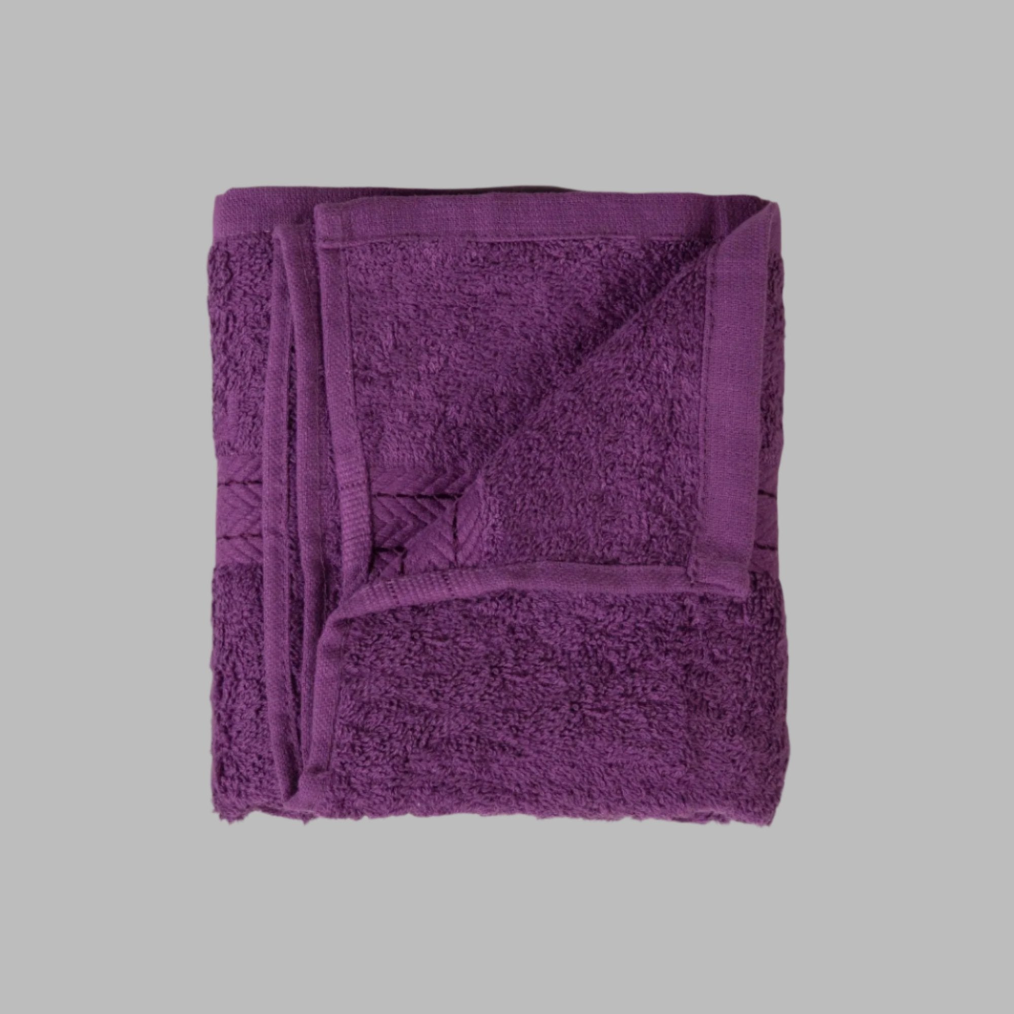 Purple Zigzag Hand Towel - THE LINEN COMPANY