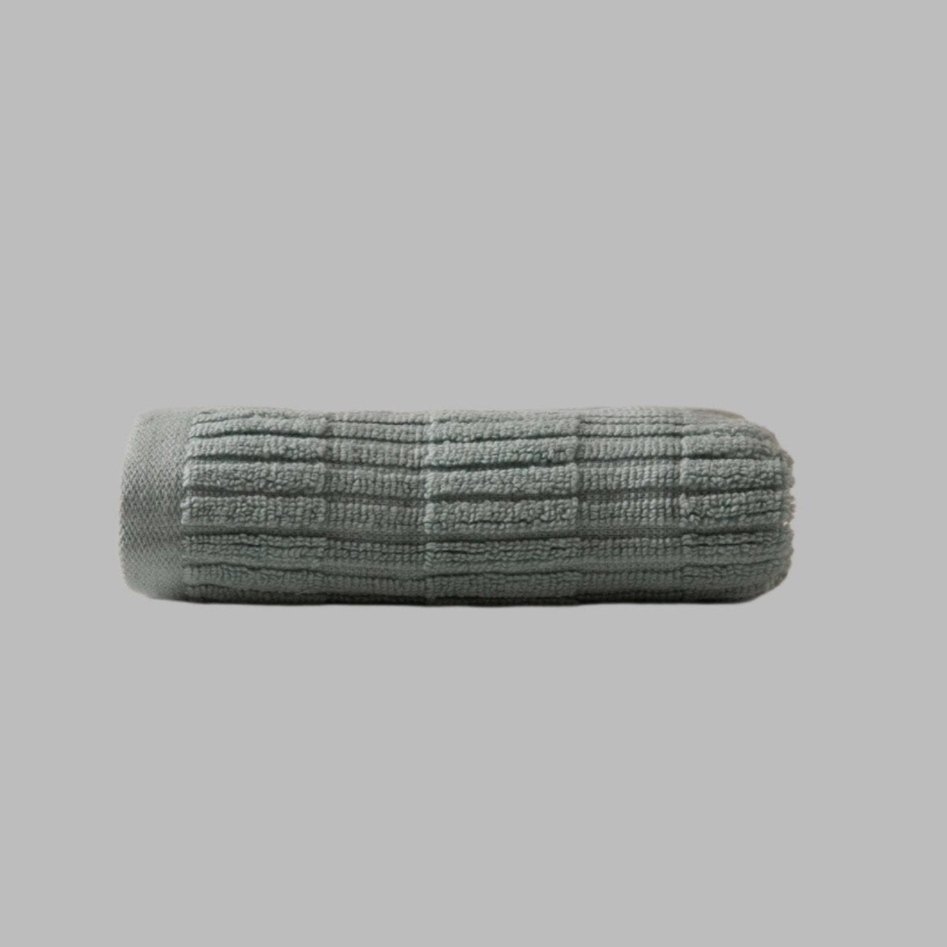 Sage Green Tiles Hand Towel - THE LINEN COMPANY