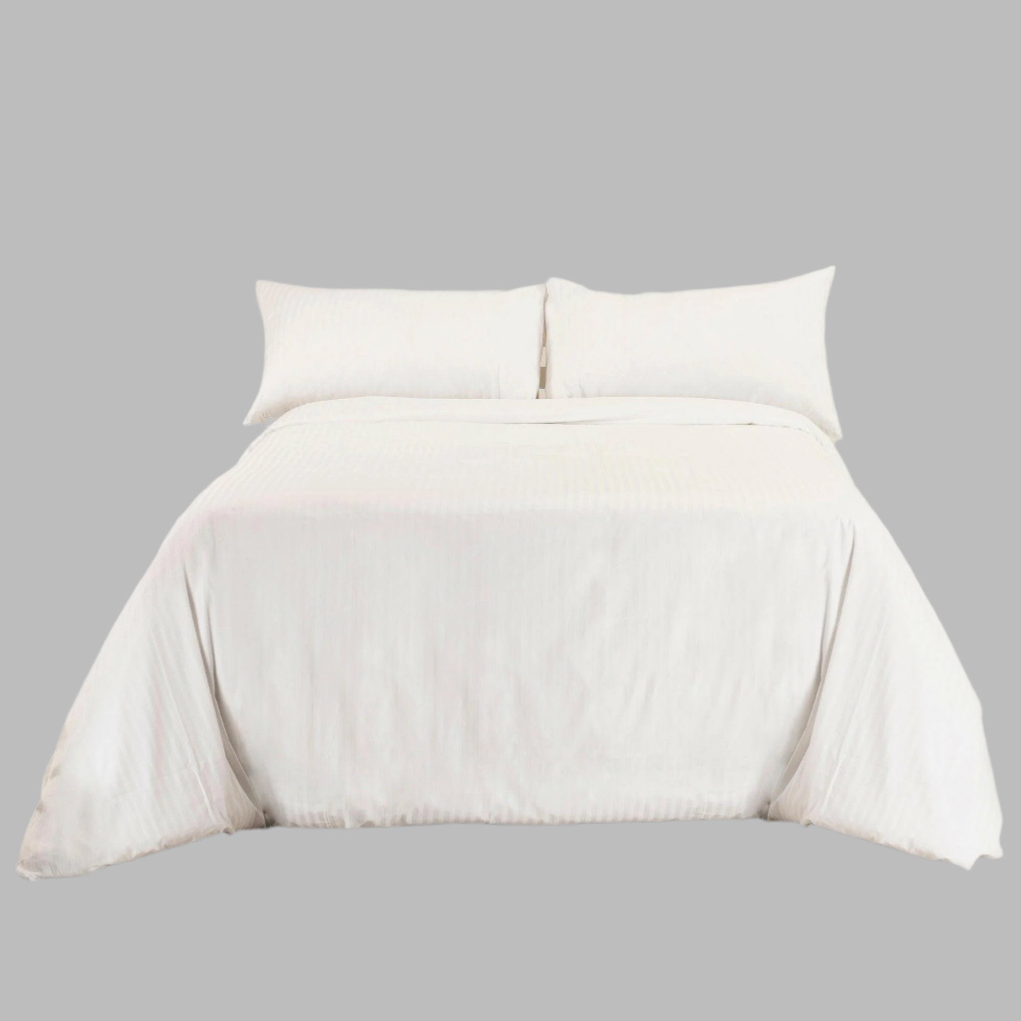 The Linen Company Bedding King Pearl Duvet Cover Set