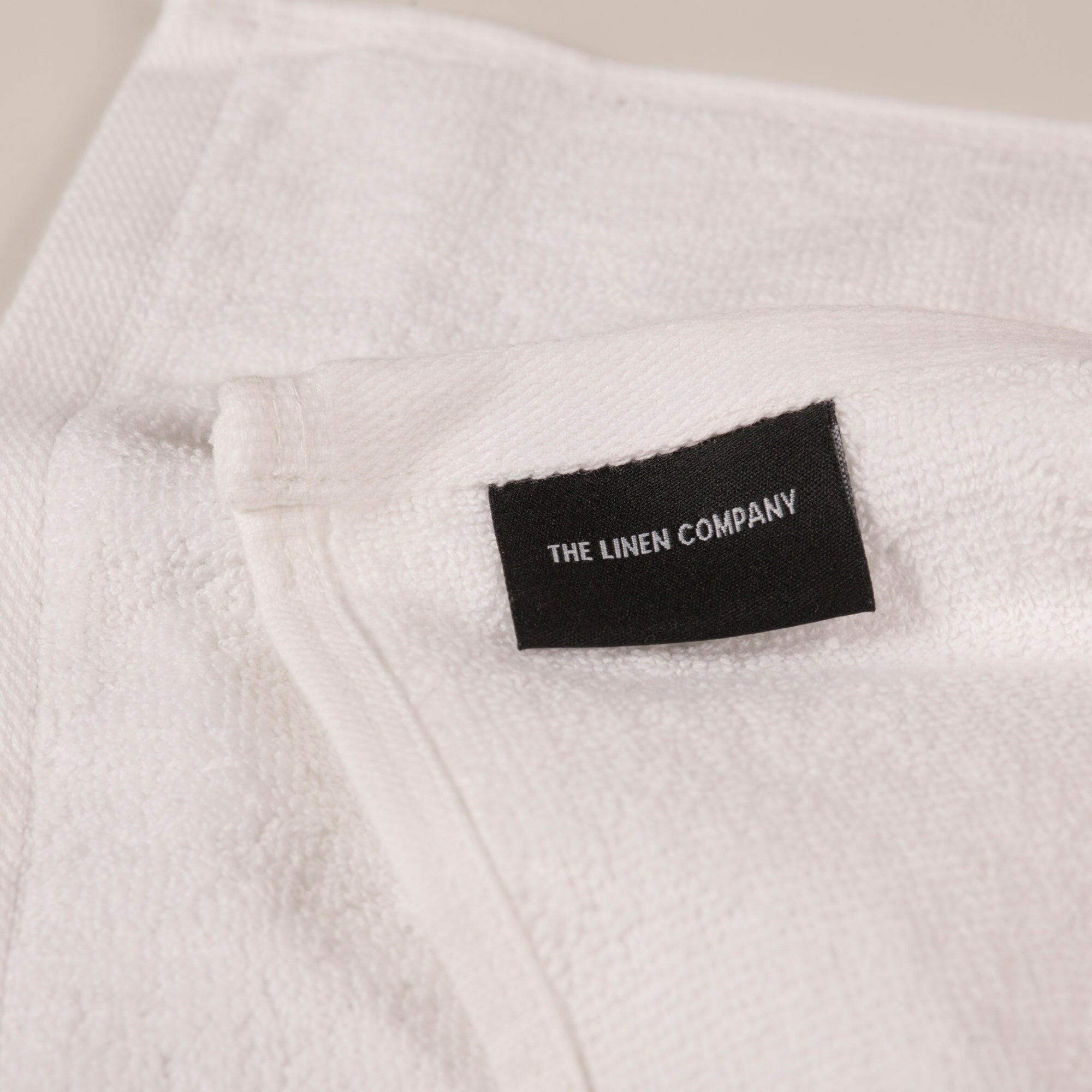 White Plain Hand Towel - THE LINEN COMPANY