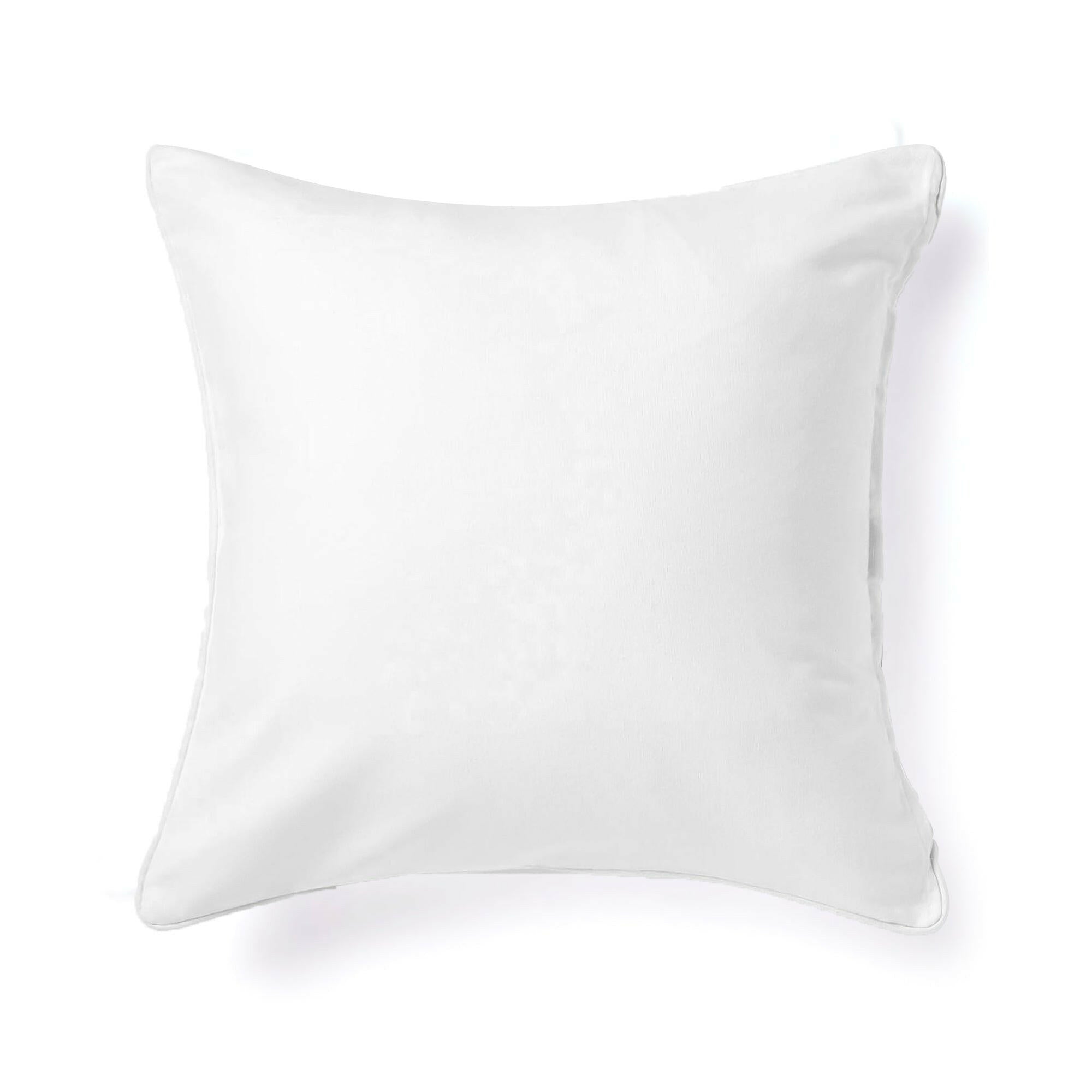 White Solid Cushion Cover - THE LINEN COMPANY