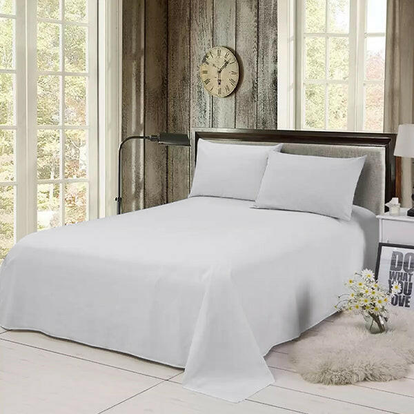 White Solid Fitted Sheet Set - THE LINEN COMPANY